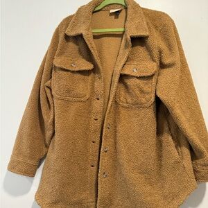 Target Cozy Tan Sherpa Jacket